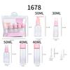 Портативный дорожный многоразовый набор пустых бутылок, контейнер для шампуня и геля для душа, может распылять лосьон, розлив в бутылки