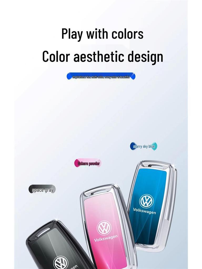 Volkswagen Lavida Key Case for Bora, New Sagitar, Lamando, T-Roc, Polo, Tiguan L - Protective Shell