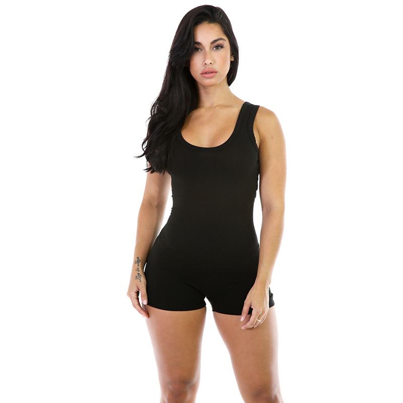Stylish And Comfortable Womens Backless Jumpsuit With High Elasticity For Casual Wear
