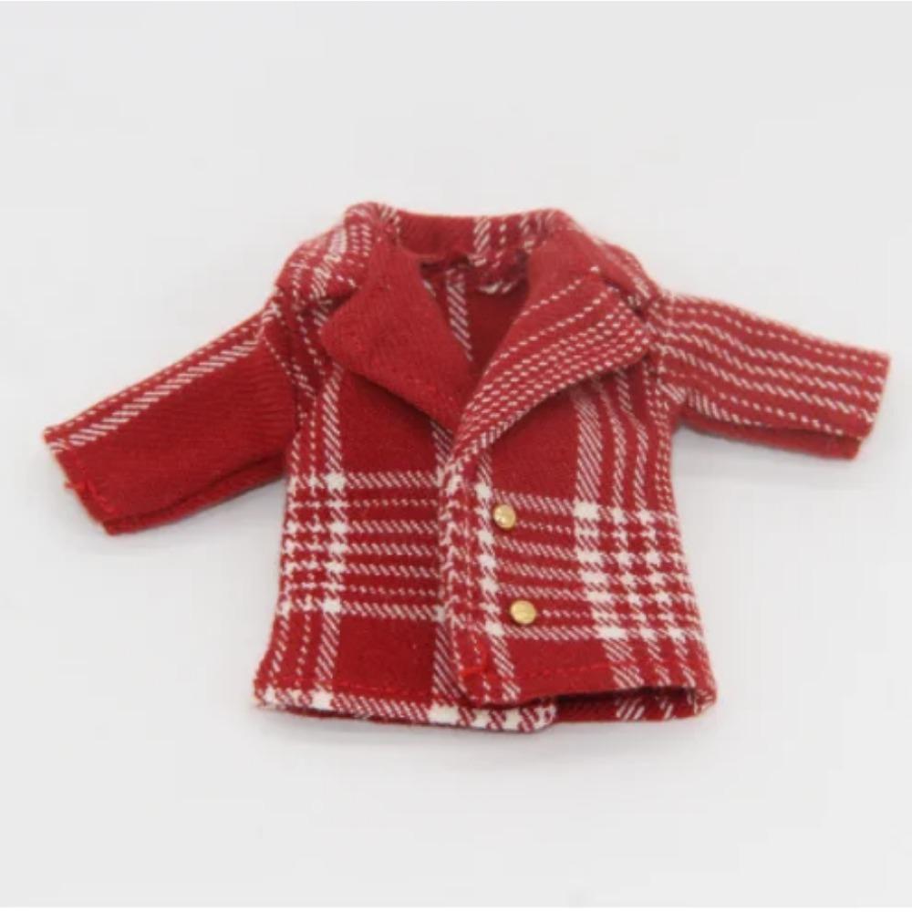 Блейзер Ob11 В клетку Ветровка Одежда для кукол Molly Baby 12 точек BJD Набор для Obitsu11 GSC Molly Кукла 1/12 Одежда для кукол Аксессуары для кукол