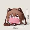 Аниме Бродячие псы Великий изм Дазай Осаму Косплей Рюкзак Школьная сумка для студентов Милая плюшевая сумка через плечо Коричневые сумочки Реквизит