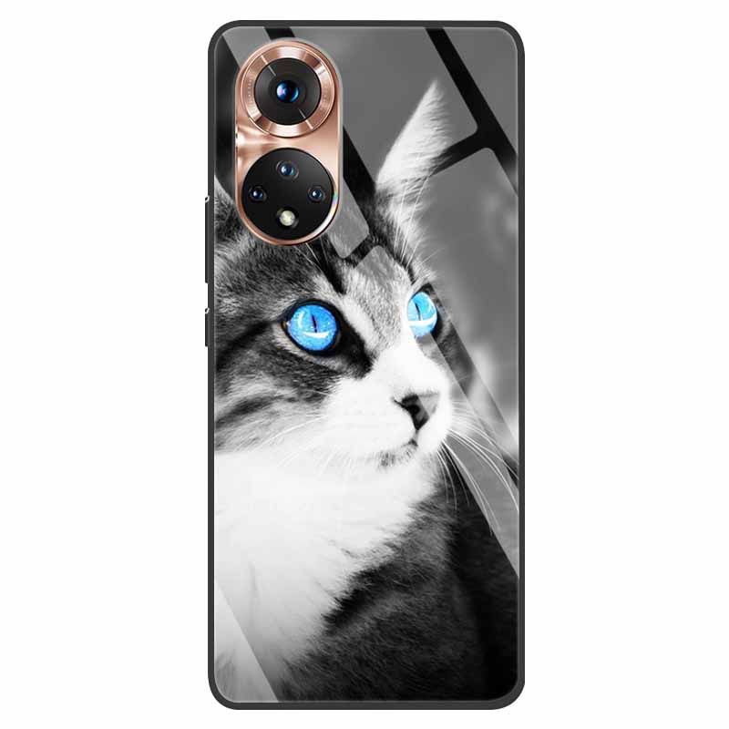 Роскошный чехол для Huawei Honor 50 Чехол Закаленное Стекло Чехол для Телефона Huawei Honor 50 Honor50 6.57" Coque Сумка Модный Бампер