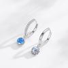 Tancise 925 Sterling Silver Zircon Earrings Drop Earrings For Women Wedding Party Gifts
