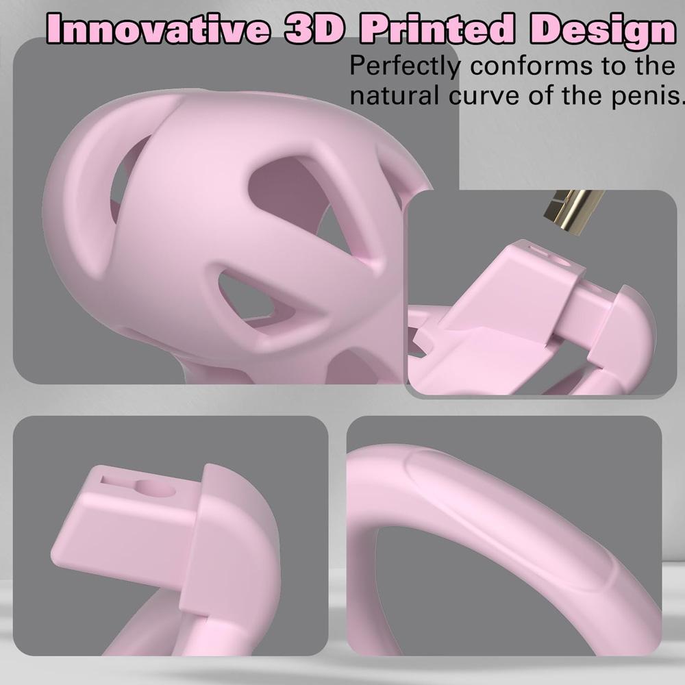 Chastity Cock Cage with Penis Holster BDSM Game Penis Holster Cock Ring Erotic Urethral Lock Men's Erotic Products