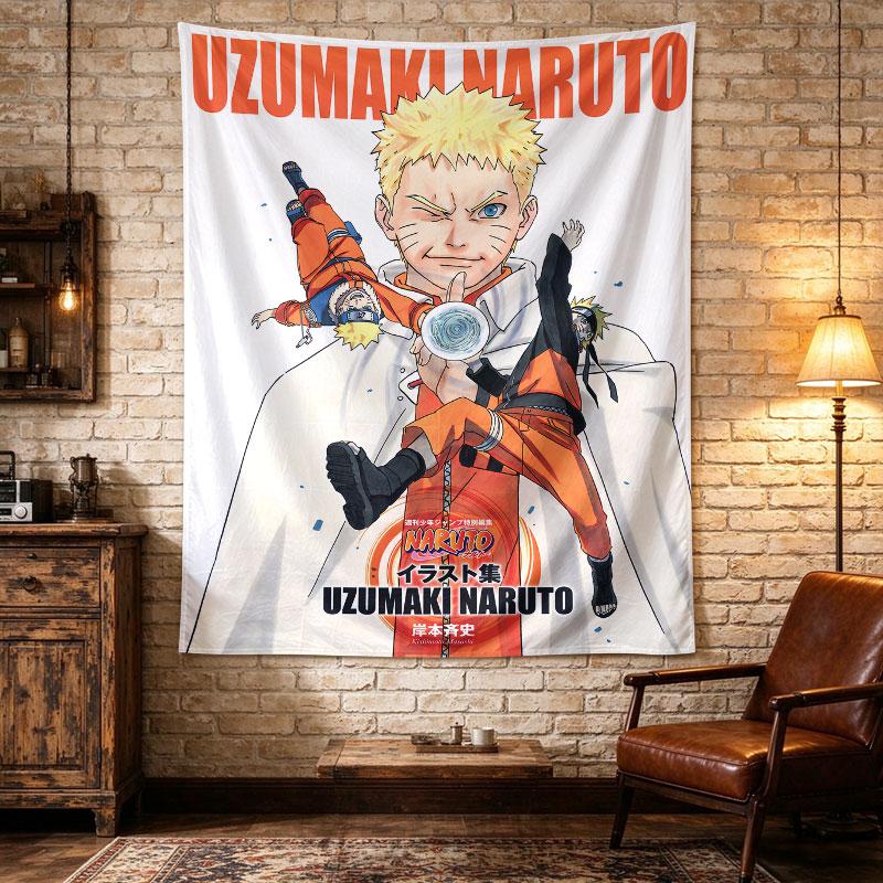Uzumaki Naruto Illustration Collection Cover Art Orange Hokage Cloak