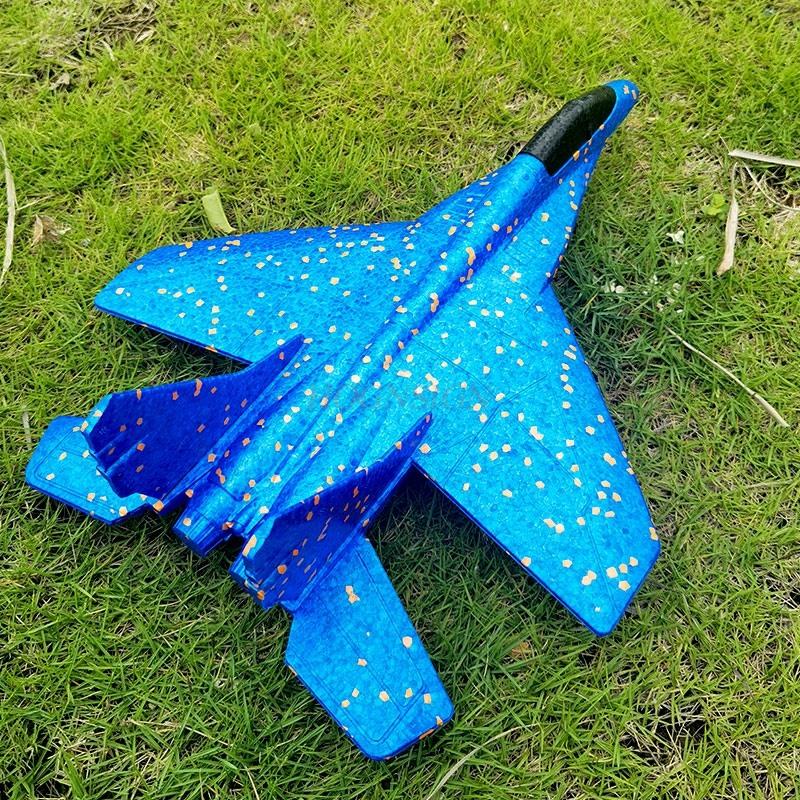 Foam Airplane Hand Throwing Children'S Toy Fighter Ejection Flight Glider Outdoor Fall Resistant