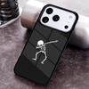 Милый чехол для телефона с черепом для iPhone 17 16 15 14 13 12 11 Pro Max Plus 17Air Мягкий силиконовый чехол