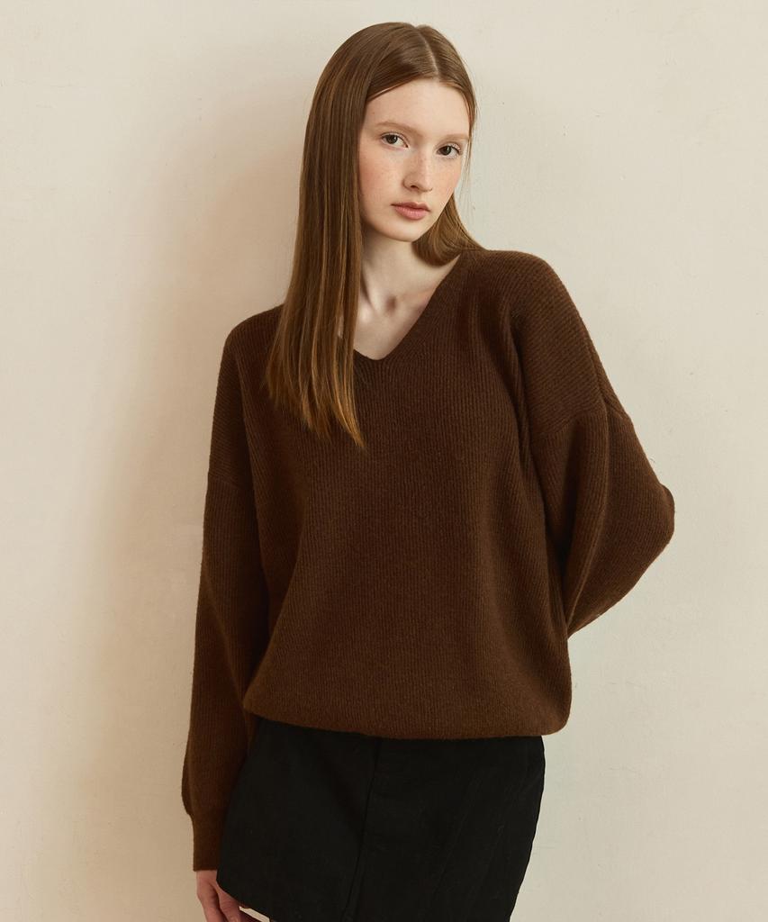 ADAUL Classic Golgi V Neck Knit - 5Color