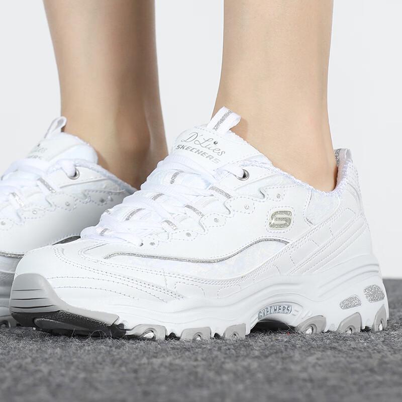Skechers Женские низкие кеды с пандой 11959-WHT
