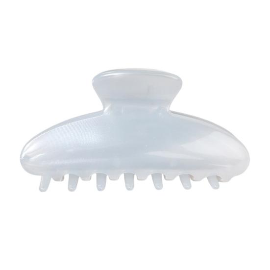 Hair Claw for Women, Semi-Transparent Pearlescent Tones Hair Clip, Large Size Back Head Hair Claw for Thick Long Hair