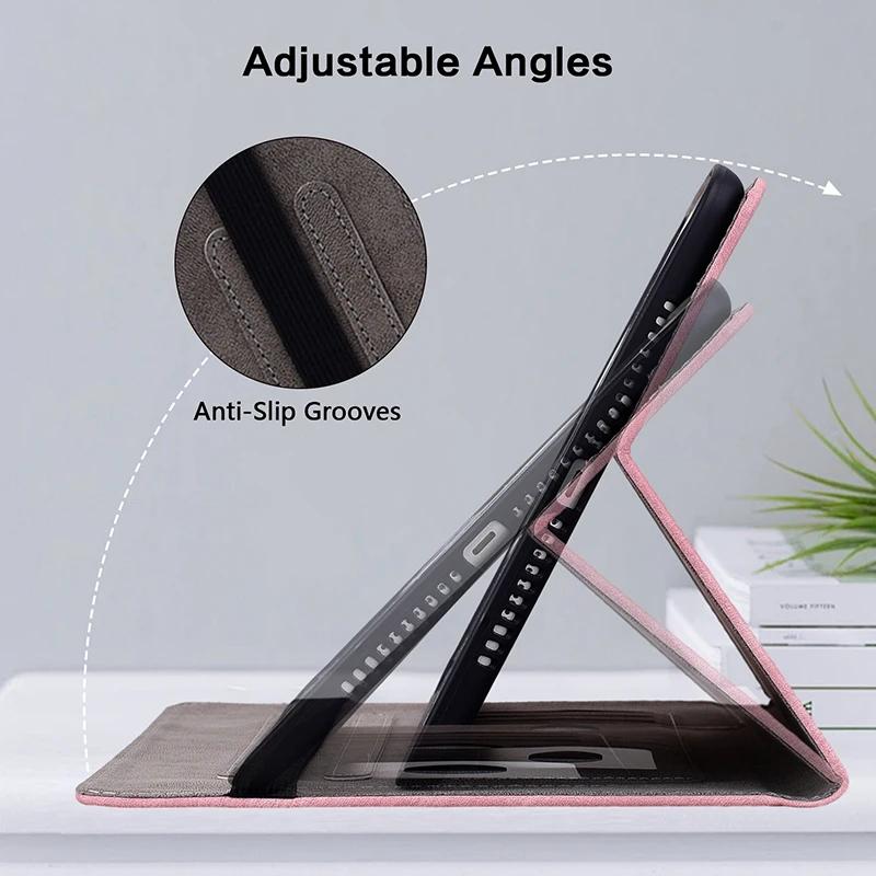 Кожаный чехол для Samsung Galaxy Tab A9 + 8.7 Plus S5e T720 Чехол для планшета Tab A 10.1 T510 A8 X200 X115 10.5 S6 A7 Lite 10.4 Чехол