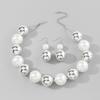New Arrival Palace Style Vintage Mixed Color Pearl Necklace Luxury Elegant Earrings Jewelry Set Trendy Gifts For Women