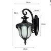 Retro Wall Lamp of Sitting Room Corridor Contracted Leds Villa Outdoor Balcony Waterproof Outdoor Corridor Lamp