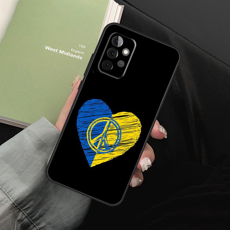 Флаг Украины для Samsung Galaxy A55 A35 A53 A33 A13 A15 A36 A56 A26 A16 A22 A32 A52 A54 A34 A05 A06 Чехол