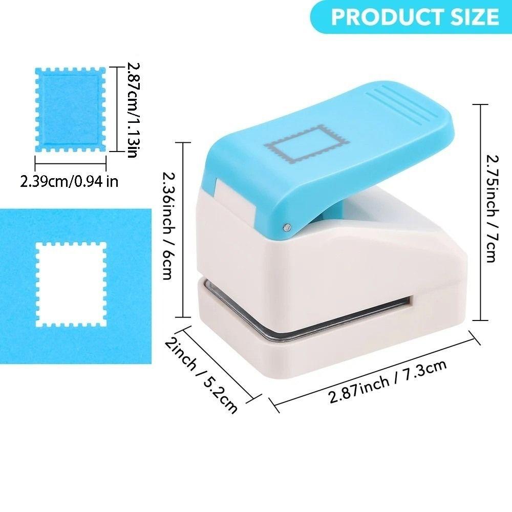 DIY Stamp Border Punch Labor Saving Stamp Shape Hole Punch Toothed Puncher Embosser  Craft