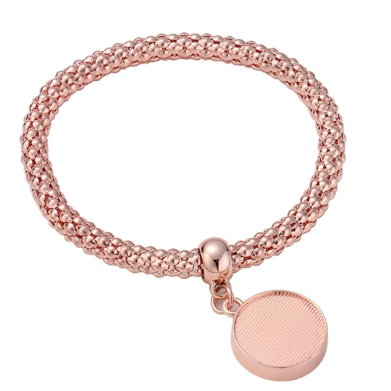 Пустой металлический круглый кулон для термопереноса, круглый браслет, ювелирный кулон для друзей/семьи