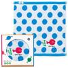 Stylem Takisada-Osaka Kingyo ga Nigeta Nursery Hand Towel Approximately 2525cm Blue Handkerchief 100 Cotton Easy Wash Entrance Preparation Gift Taro 0