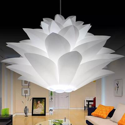 Современный DIY Белый Цветок Лотоса Потолочный Светильник Абажур Подвесной Светильник Абажур Домашний Декор