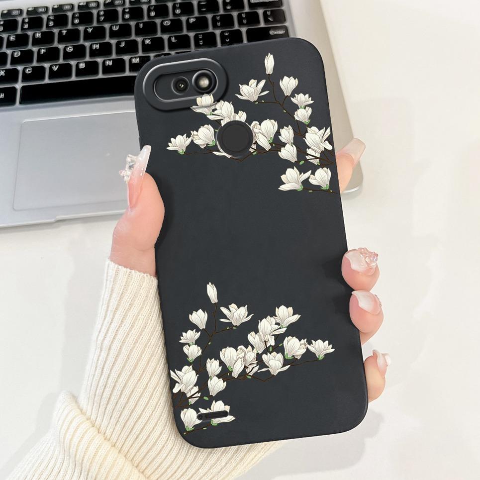 For Tecno Pop 2F Case Daisy Flower Butterfly Soft Silicone Cover For Tecno Pop 2 Plus Pop 2 Pro Power POP2F Phone Case Fundas