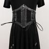Waistband Hollow Corset Belts PU Leather Wide Waist Belt Slimming Leopard Print  Cummerbunds  Women