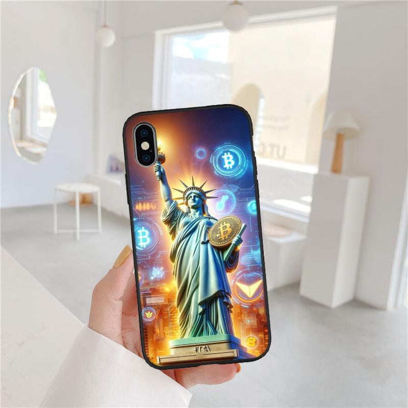 FM47 Чехол-«мягкая оболочка» Статуя Свободы для Samsung Galaxy Note 10 20 S23 S24 S25 Ultra FE Plus Edge Lite A02S A35 A07 A17