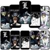 For iPhone 15 14 Xiaomi Redmi Note 13 12 11 Pro Max X 8 7 XR 9C Samsung Galaxy A24 A15 S24 S23 Huawei OPPO A38 Death Note L Mello L Lawliet Phone Case