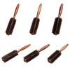 Straight Twill Hair Comb Natural Boar Bristle Rolling Brush Round DIY Hairdressing Styling Tool