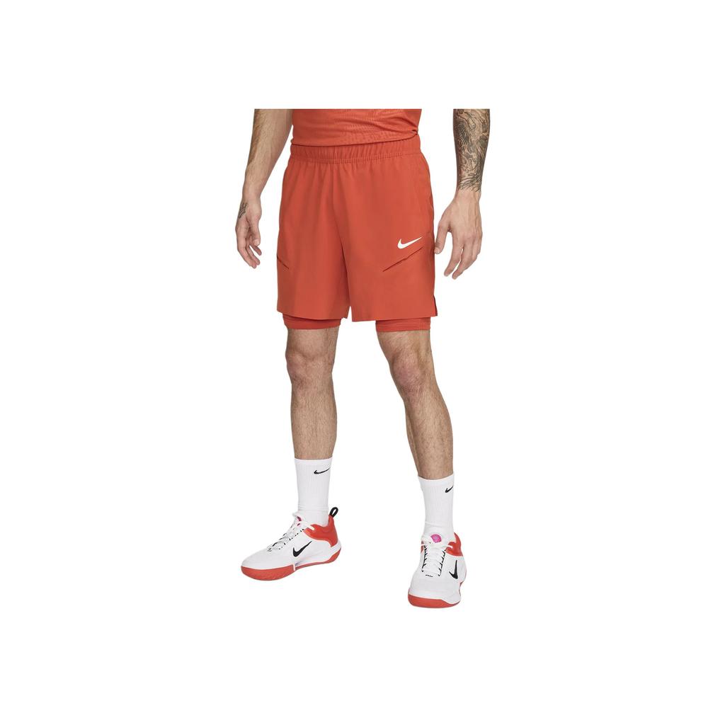 Nike Dri-FIT Solid Outdoor Elastic Mid-Waist Casual Shorts Men Shorts Rust FD5284-811