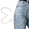 Metal Key Chains Clip Single Strands Wallet Chain Belt Pants KeyChain Hip Hop Jewelry Biker Link
