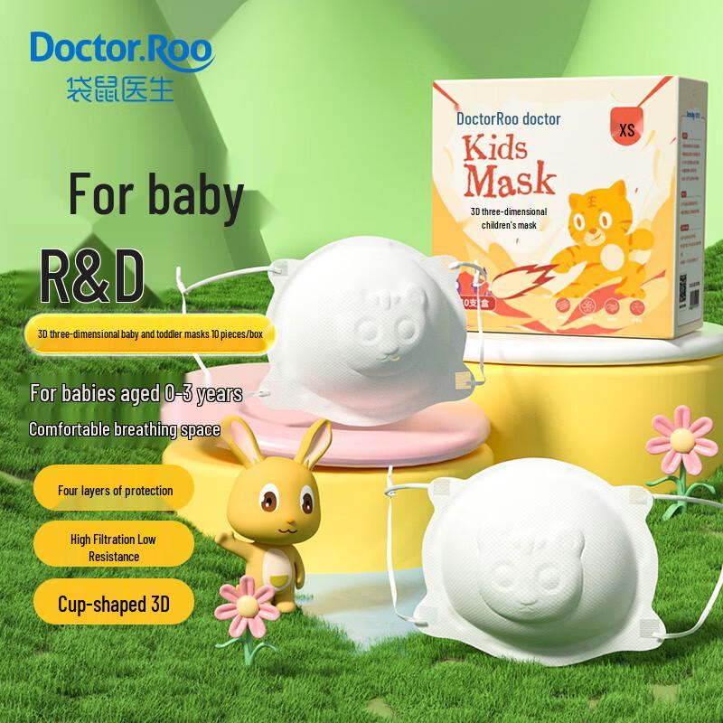 Доктор. Детская 3D стерео маска для лица Кенгуру