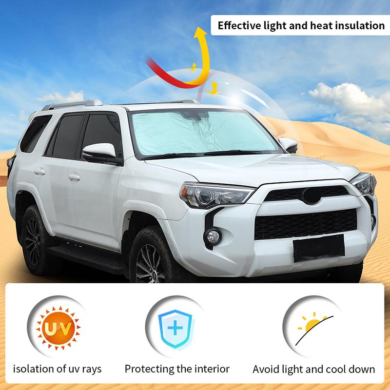 Car Windshield Sunshade Window Shade Foldable Sun Visor Cover Fit for 4Runner 2010-2023 Car Interior Accessories