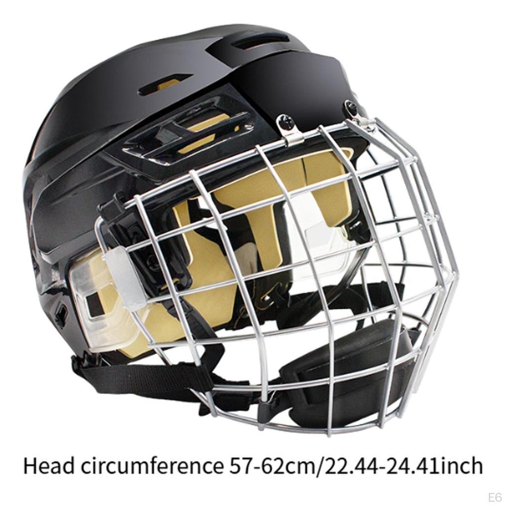Регулируемый хоккейный шлем с маской для тренировок и соревнований