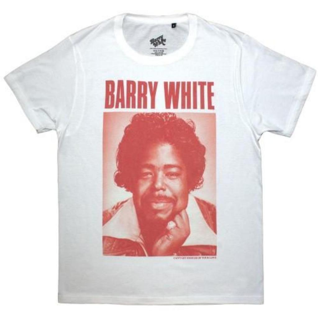 Barry White Unisex Adult Box Photo T-Shirt