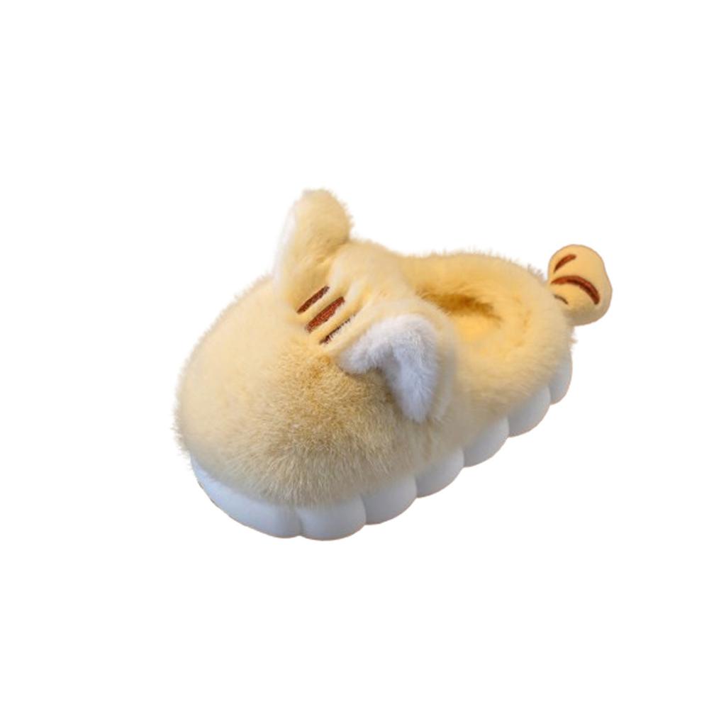 Детские хлопковые тапочки зимние мультяшные милые теплые толстые мягкие плюшевые хлопковые туфли