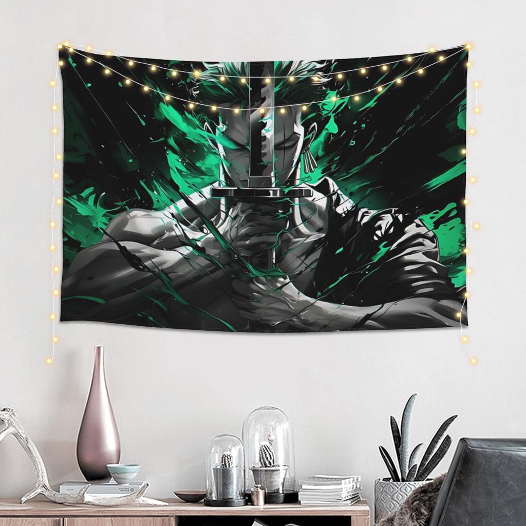 Cutecore Anime One Pieces Tapestry Bedroom Decoration Wall Hanging Blanket Tapestry Cool Stuff For Room