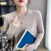 Women's Round Neck Loose Inner Sweater Spring and Autumn Knitwear Women's All-match Bottoming Shirt Comfortable Women's Clothing