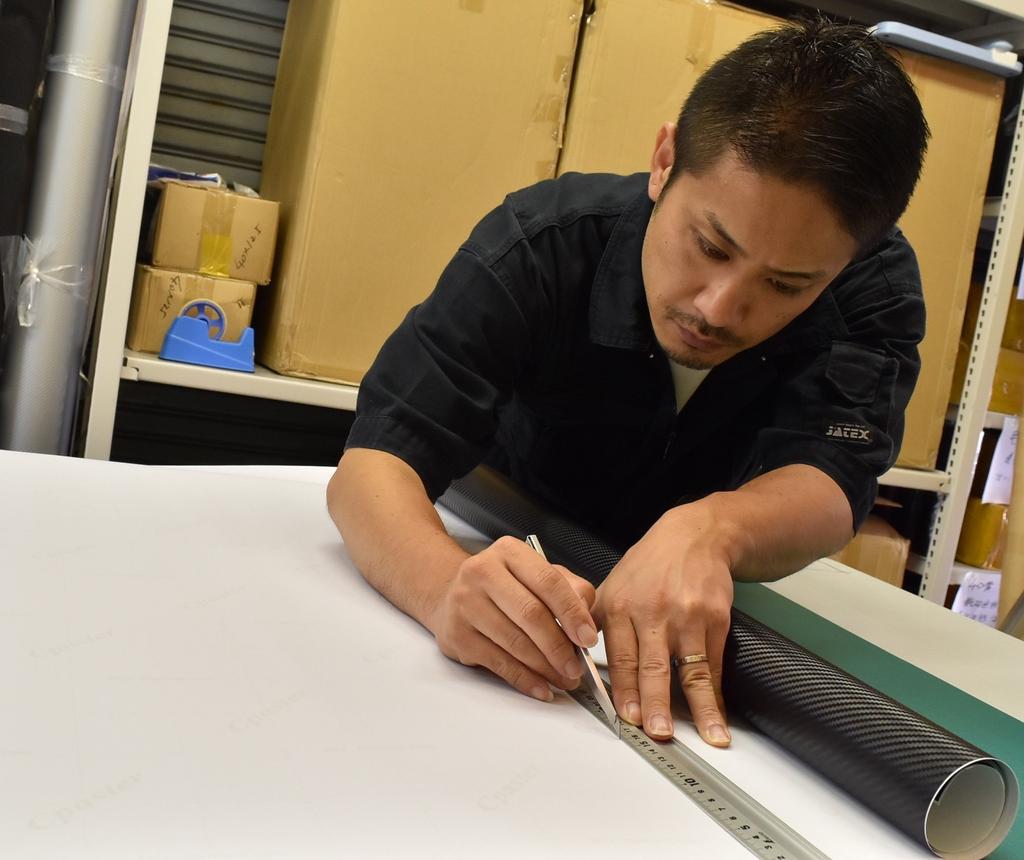 TARO WORKS Карбоновая пленка 3D Реалистичная Обертка для кузова автомобиля 152x30 Пленка, Черный,