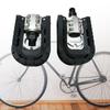 Foldable Bike Pedals Metal Folded Anti Skid Bicycle Platform Folding for