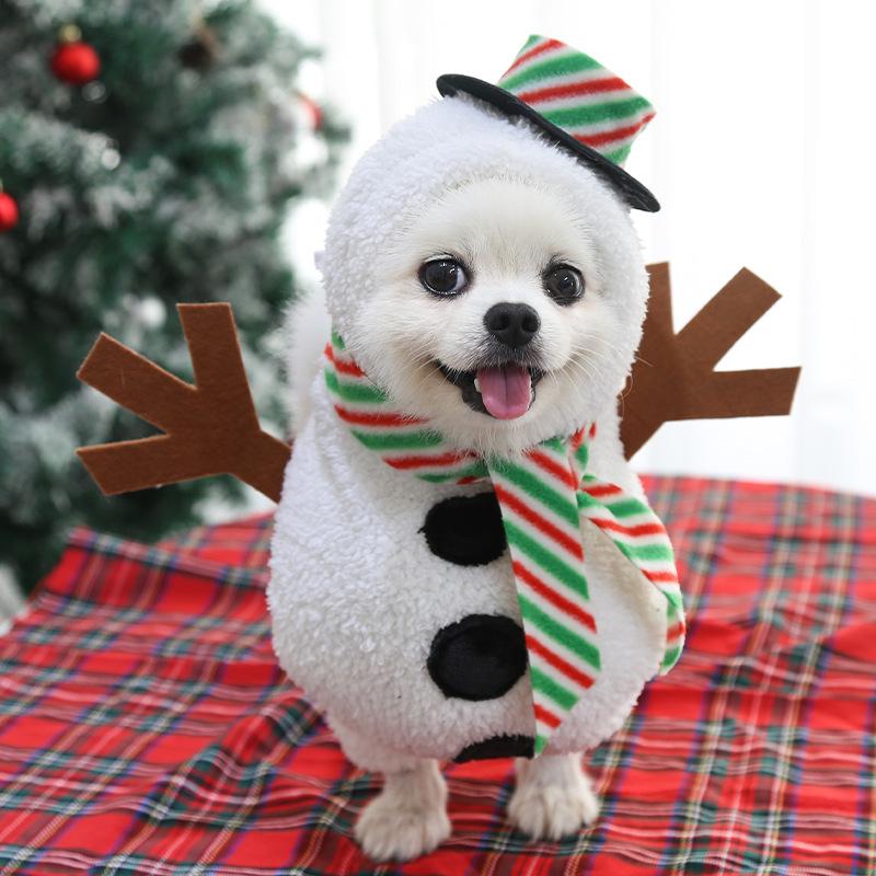 2025 Hoodies Dog Clothes Pet Cat Christmas Winter Sweatshirt Chihuahua Dog Coat Clothing Winter Pet Puppy Clothes Vest Jacket