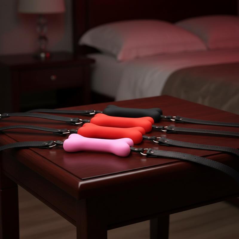 Для женщин BDSM Секс-шлейка Намордник Взрослые Игрушки Силиконовый Клык Собаки Шарик Кляп Открытый Рот Кляп Шарик BDSM Бондаж Секс-товары Sm Секс-игрушки