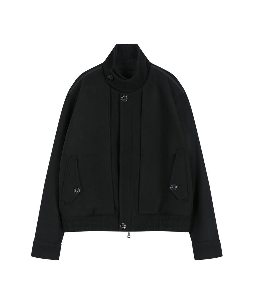 ADSB ANDERSSON BELL Linus Harrington Wool Jacket (Black)