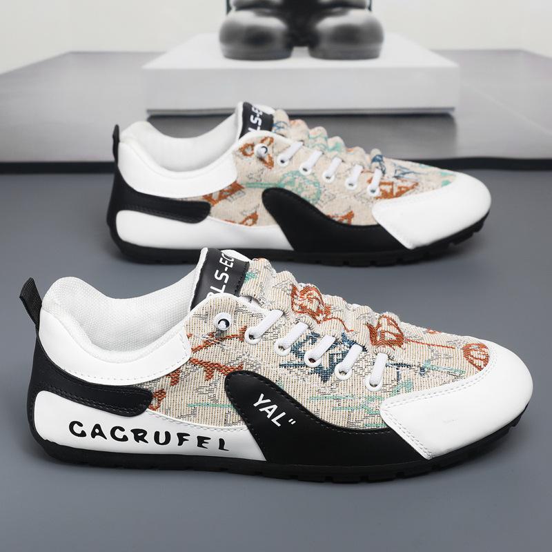 Обувь для внешней торговли 2025 новая летняя дышащая спортивная повседневная обувь мужская мягкая подошва трендовая универсальная мужская повседневная обувь