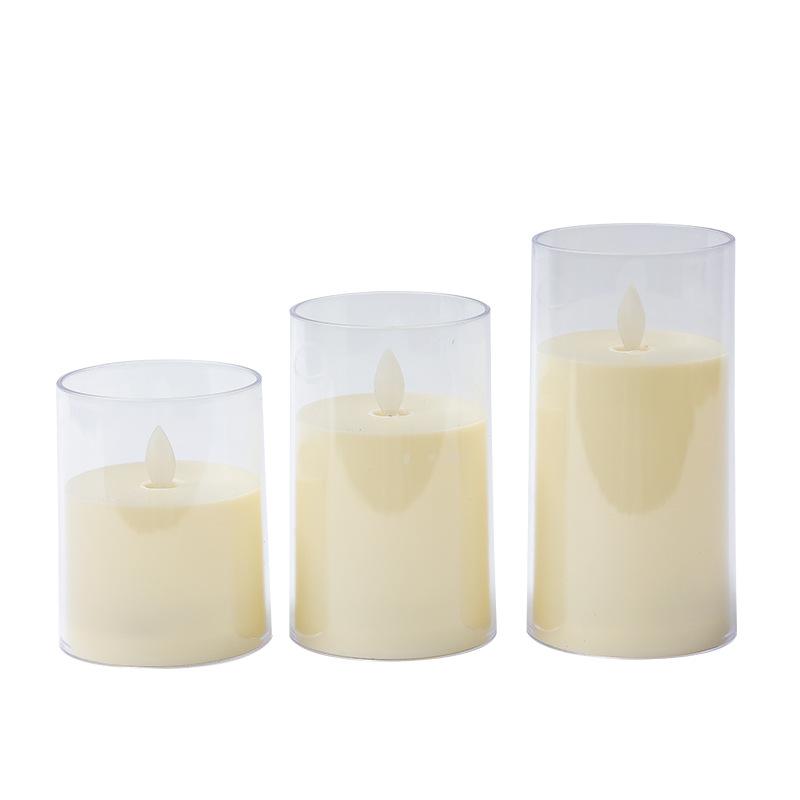 1/4/8 шт. светодиодная электронная свеча концертная свеча украшение сценарий убить атмосферу свет рождественский ночник