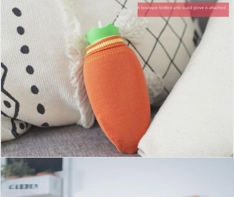 Силиконовая грелка с изображением моркови - компресс двойного назначения для разогрева в микроволновой печи: согревание и облегчение боли