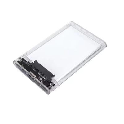 2,5-дюймовый корпус для SATA HDD/SSD с прозрачным дизайном, универсальный внешний конвертер USB 2.0