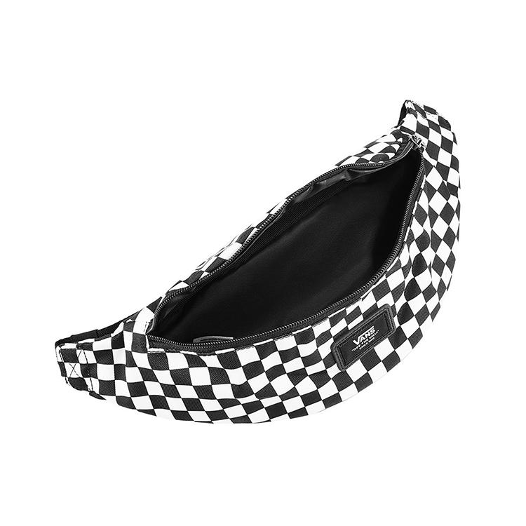 Vans Полиэстерная Сумка через плечо, Сумка-слинг, Поясная сумка Обычная Унисекс Черный / Белый (унисекс) Поясные сумки VN0A45GXHU0