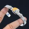 Gift For Her 925 Silver Natural Maligano Jasper Gemstone Bangle Adjustable