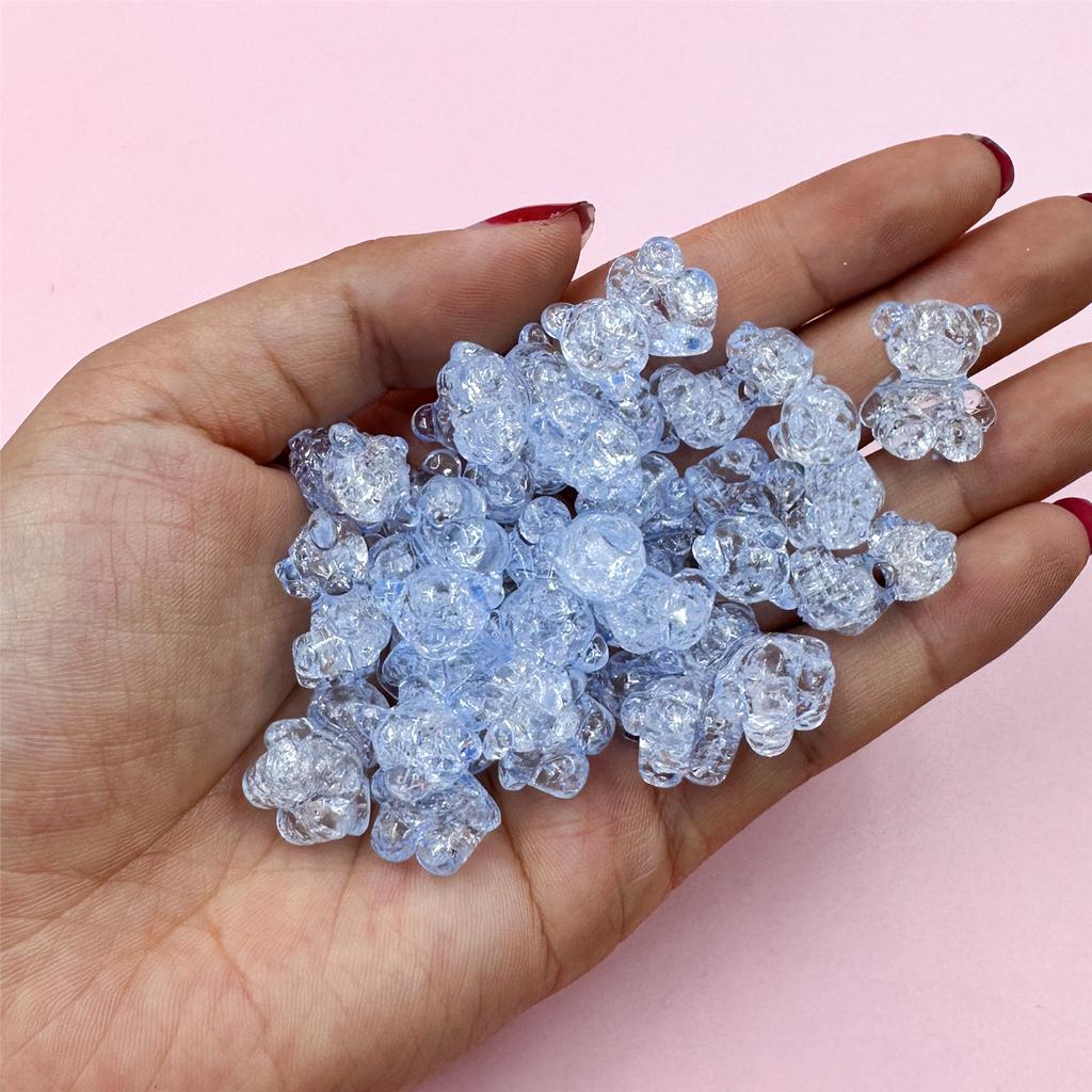 Подвески Ювелирные изделия Изготовление акрила DIY Материал Браслет Ожерелье Аксессуары 35 шт./компл. Имитация Стеклянных Взрывов Мультяшный Медведь Бусины Россыпью