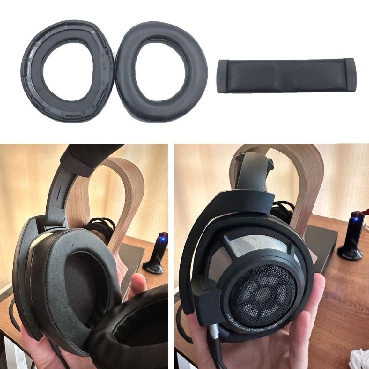 Стильная подушка на оголовье, сменные амбушюры из натуральной кожи ягненка для наушников HD800 HD800S, ремонт наушников