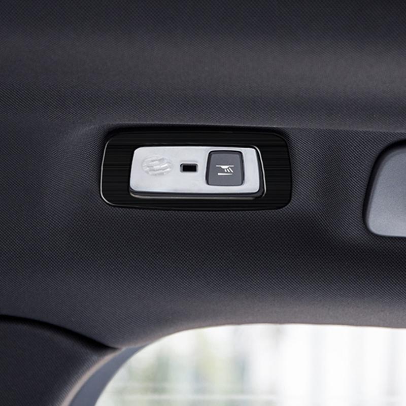 Для Volvo XC60 2018 2019 2020 2021 2022 2023 2025 Нержавеющая сталь автомобиля задний фонарь для чтения крыша лампа декоративная отделка рамка крышка наклейка